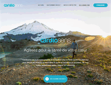 Tablet Screenshot of cardiosens.com